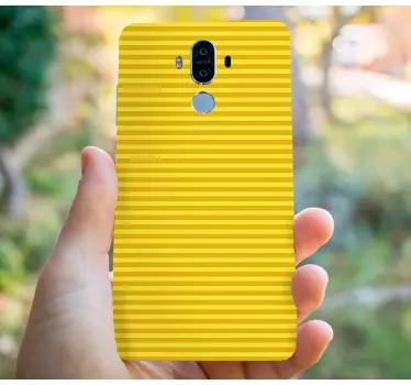 Naklejka na huaweia w żółte paski - TenStickers