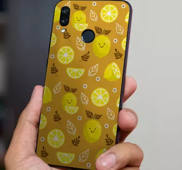 Naklejka na huaweia wesołe wzory cytrynowe - TenStickers