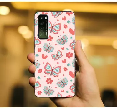 Naklejka na huaweia wzór motyla - TenStickers