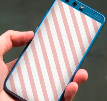 Naklejka na Huaweia wzór w paski - TenStickers