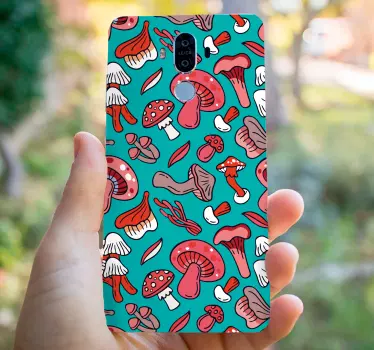 Naklejka na huaweia wzory grzybów - TenStickers