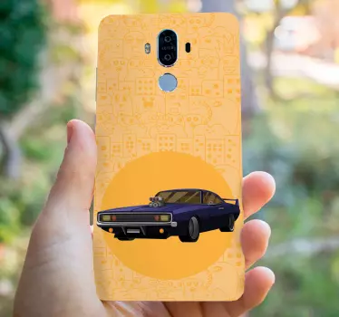 Naklejka na huaweia w stylu vintage wyścigowym - TenStickers