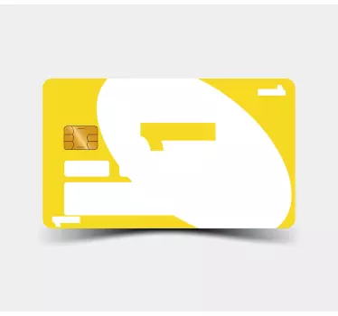 Naklejka na kartę kredytową Oryginalna gra karciana uno - TenStickers