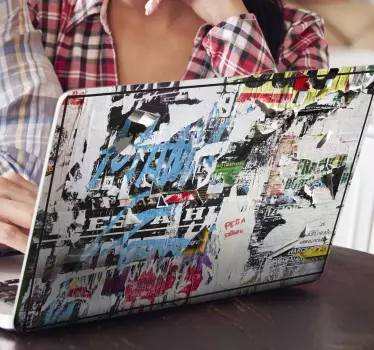 Naklejka na laptopa miejski styl graffiti - TenStickers