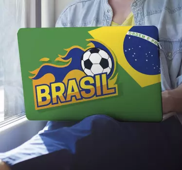 Naklejka na laptopa z brazylii - TenStickers