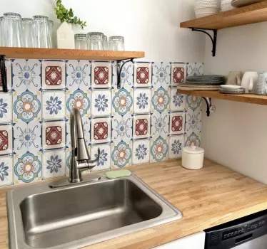 Naklejka na płytki Piękny cementowy styl - TenStickers