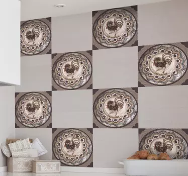 Naklejka na płytki Płytki ceramiczne horezu - TenStickers