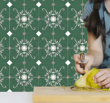 Naklejka na płytki Płytki w starym stylu - TenStickers