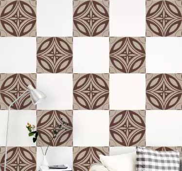 Naklejka na płytki Wzór cementu w stylu vintage - TenStickers