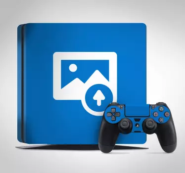 Zindywidualizowana naklejka na PS4 - TenStickers