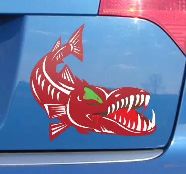 Naklejka na samochód barakuda - TenStickers