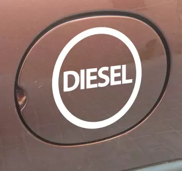 Naklejka na auto diesel - TenStickers