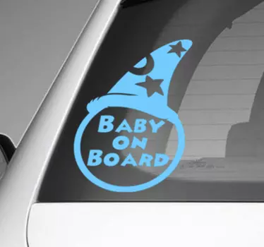 Naklejka na samochód dziecko Miki - TenStickers