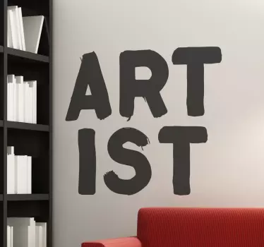 Naklejka na ścianę Artist - TenStickers