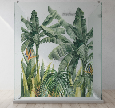 Naklejka na ścianę dla dzieci z eleganckimi palmami - TenStickers
