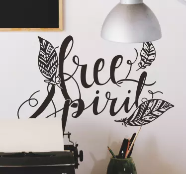 Naklejka na ścianę "Free spirit" - TenStickers