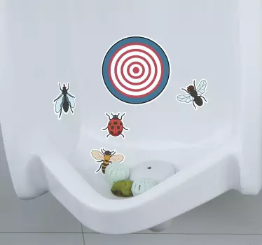 Naklejka do łazienki na toaletę - TenStickers