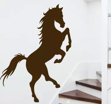 Naklejka na ścianę Koń stojący dęba - TenStickers