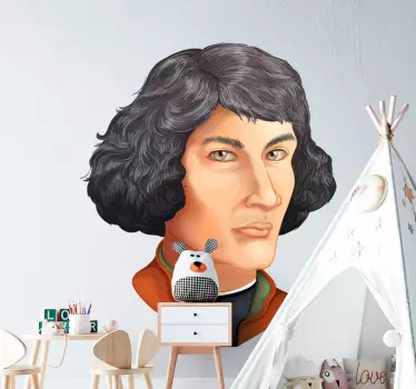 Naklejka na ścianę kosmos Mikołaj kopernik - TenStickers