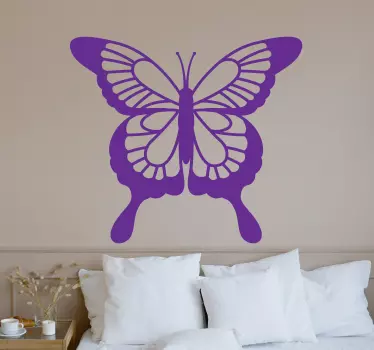 Naklejka na ścianę motyle w eleganckim kształcie - TenStickers