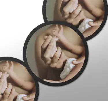 Naklejka personalizowana zestaw 4 obrazków - TenStickers