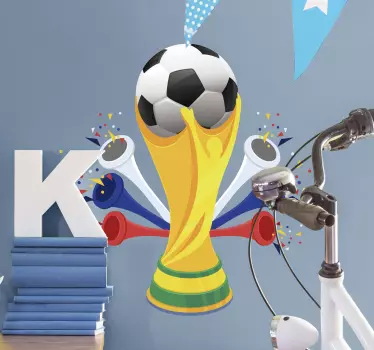 Naklejka na ścianę sport Puchar Świata - TenStickers