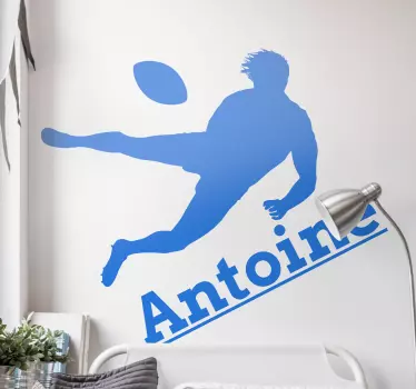 Naklejka na ścianę piłka nożna sfera sportowca - TenStickers