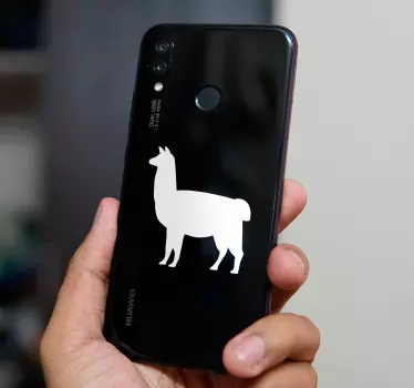 Naklejka na telefon Huawei lama - TenStickers