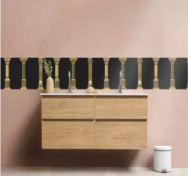 Naklejka na ścianę szlaczki elegancki motyw kolumnowy - TenStickers