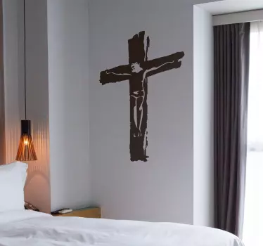 Naklejka na ścianę z motywem Jezusa - TenStickers