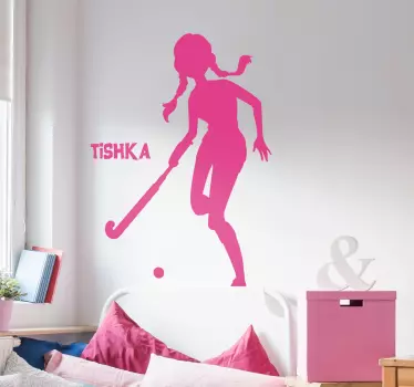 Naklejka na ścianę znane cytaty hokeistka - TenStickers