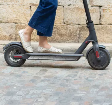 Naklejka na skuter patinete tekstura marmol - TenStickers