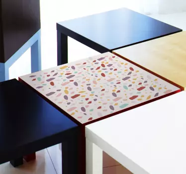 Naklejka na stół kolorowe kamyczki - TenStickers