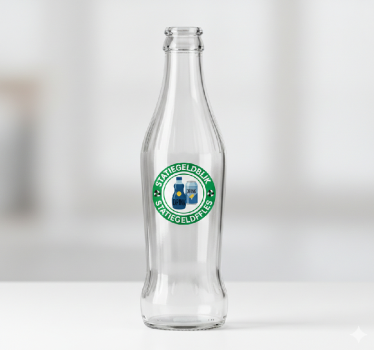 Naklejka na szyby etykieta recyklingu napojów - TenStickers