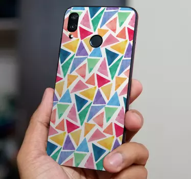 Naklejka na ścianę inne figury geometryczne mozaika huawei - TenStickers