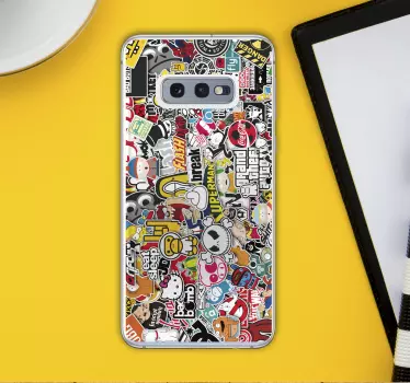 Naklejka na telefon Samsung urban Moc naklejek - TenStickers