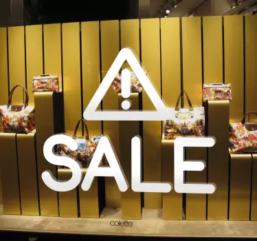 Naklejka na witrynę Sale - TenStickers