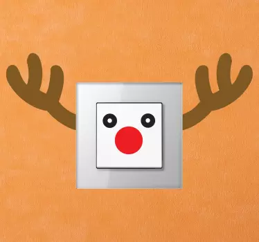 Naklejka na włącznik jeleń - TenStickers