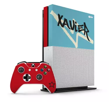 Naklejka na Xboxa cześć, mam na imię - TenStickers