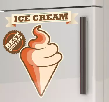 Naklejka najlepsze lody - TenStickers