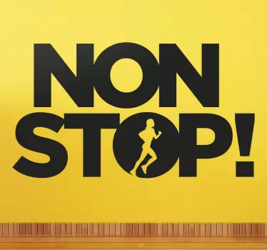 Naklejka Non Stop! - TenStickers