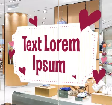 Naklejka notatka Walentynki - TenStickers