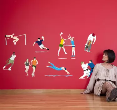 Naklejka olimpijski zestaw - TenStickers