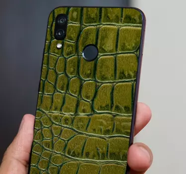 Naklejka na telefon Huawei skóra krokodyla huawei - TenStickers