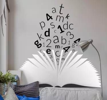 Naklejka - Otwarta Książka - TenStickers