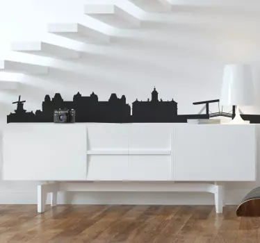 Naklejka panorama Amsterdam - TenStickers
