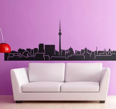 Naklejka panorama Berlin - TenStickers