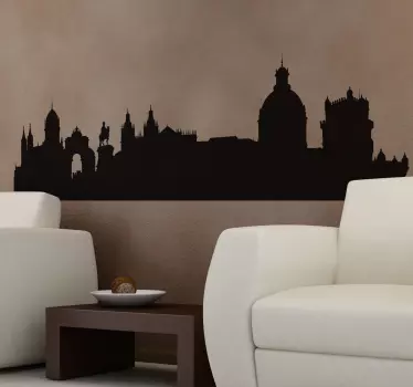 Naklejka panorama Lizbony - TenStickers