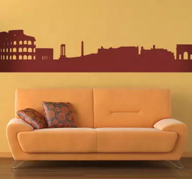 Naklejka panorama Rzymu - TenStickers