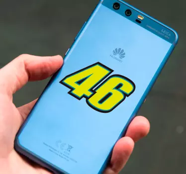Naklejka na telefon Huawei Spersonalizowany numer - TenStickers
